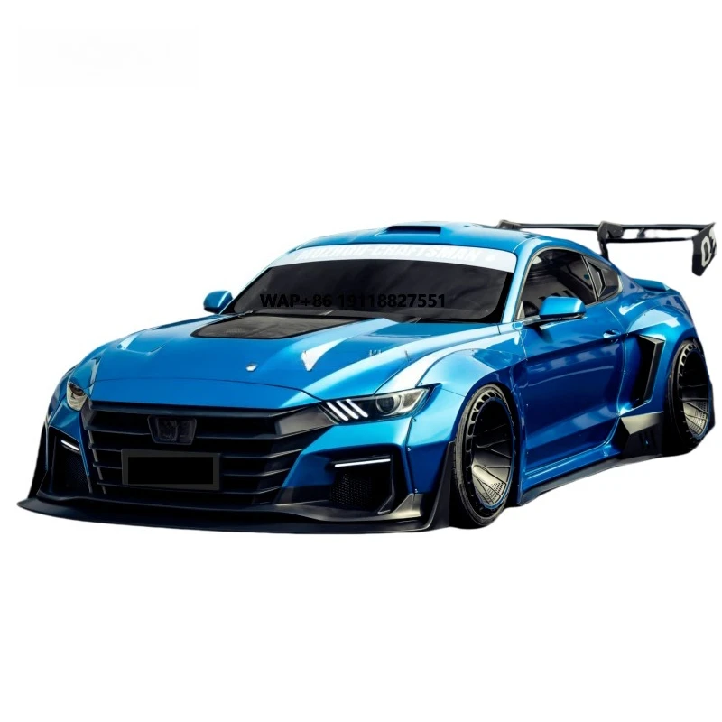 Hight Quality M1 Wide Body Kit forMustang 2015-2017 Front Bumper Rear Bumper Lip Rear Wing Mustang Bodykit Performance Kit
