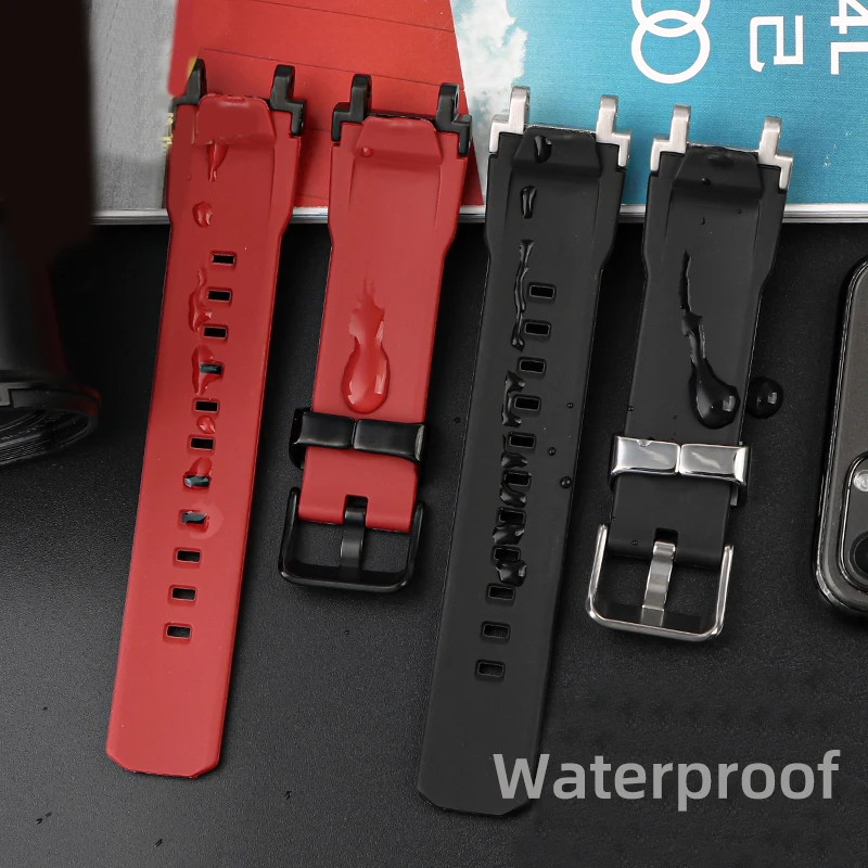 Special Rubber Watch Strap Soft For Casio MTG-B1000/G1000 Watch Band Modified Silicone Watch Belt Waterproof Bracelet for Men