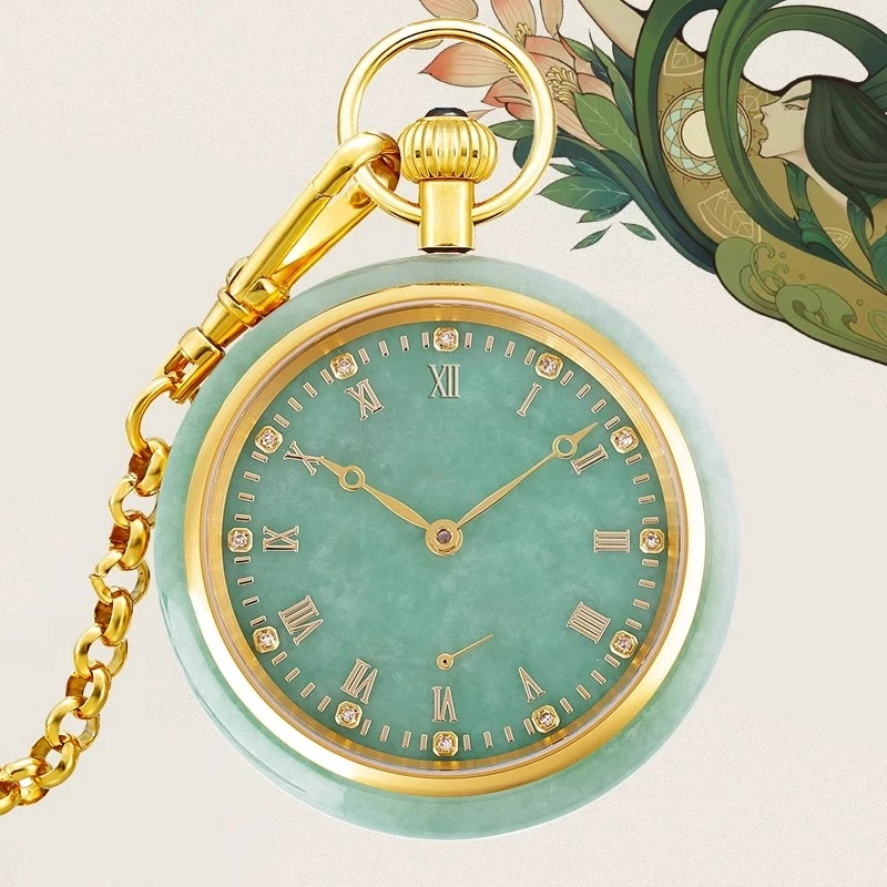 Pocket watch retro flip male and female nurses medical examination watch student necklace pendant watch automatic