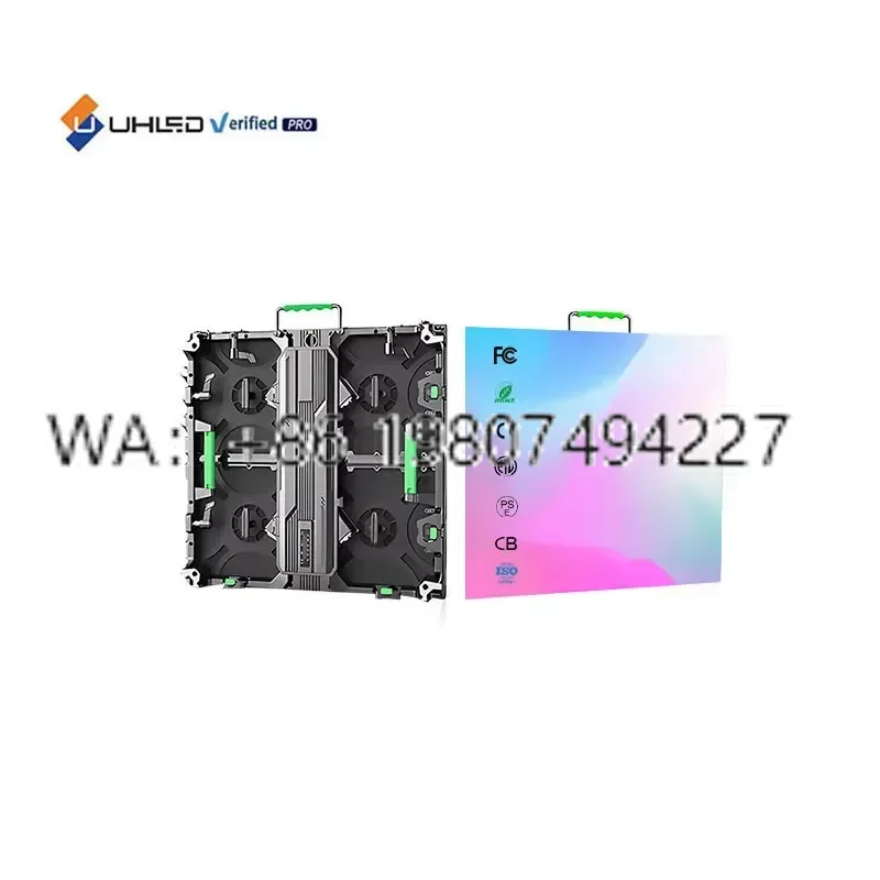 For UHLED P2.6 Outdoor Full Color LED Display Screen 500x500mm Video Wall for Church Stage