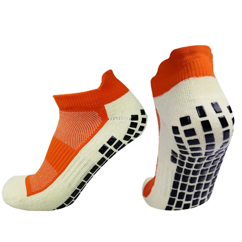 New Training  Slip Resistant Silicone Soccer Socks Breathable Outdoor Short Sports Men Women Football Socks