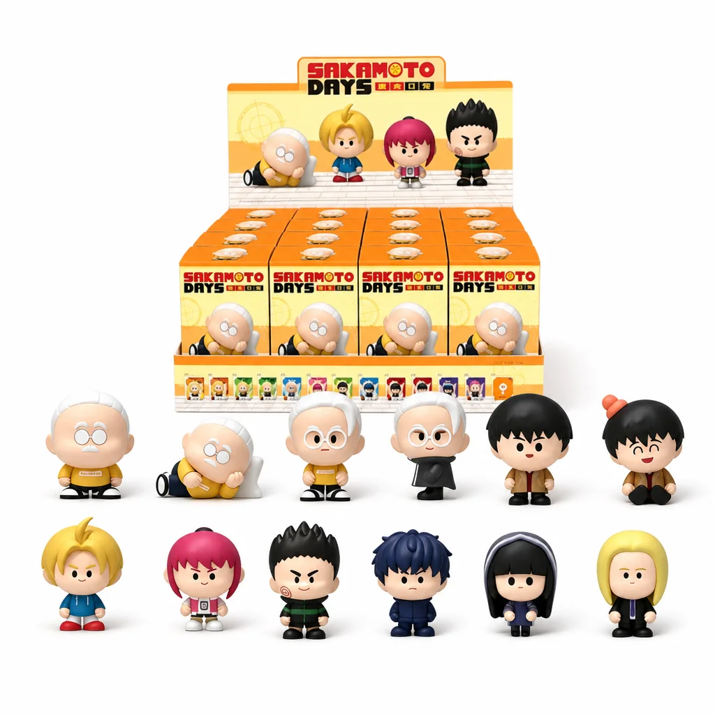 Sakamoto Days Taro Sakamoto Nagumo Shin Asakura Anime Blind Box Chibi Character Collectible Figure Desktop Room Decor Gifts