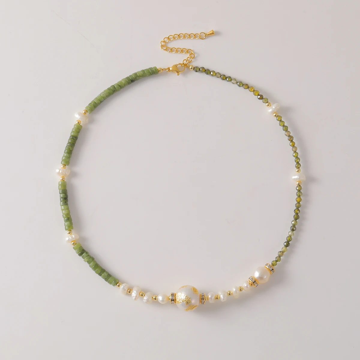 

Irregular Baroque Style Freshwater Pearl Necklace Natural Stone Clavicle Chain Friend Birthday Gift Accessories