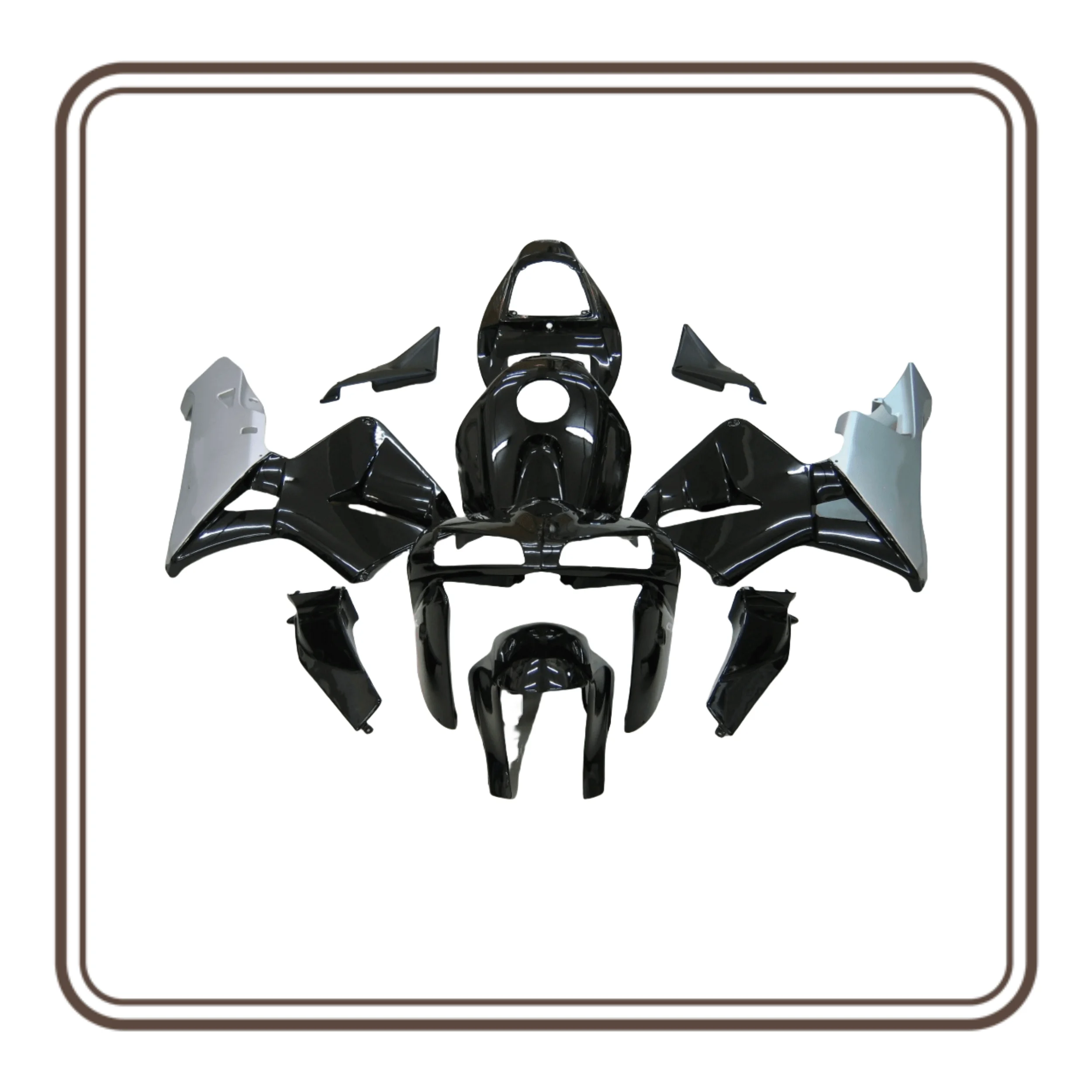

Black silvery 100% fit injection fairing for Honda CBR600RR 05 06 fairings kit CBR 600RR 2005 2006 high quality NEW ABS