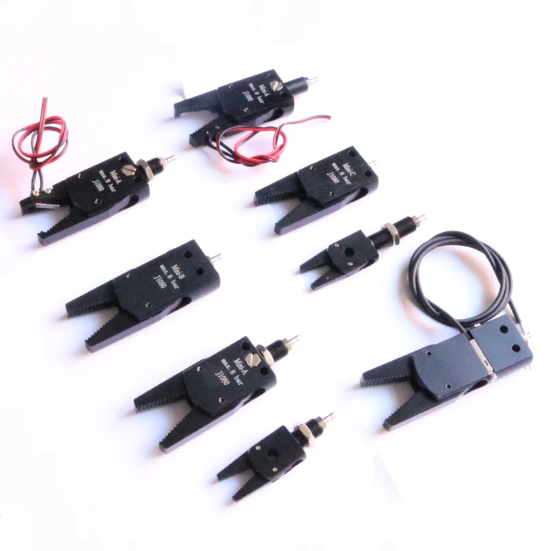 MINI Gripper Pneumatic Manipulator Fixture Sensor Nozzle Clip for Injection Molding Grab Water Spout Clip Robot Fixture Cylinder