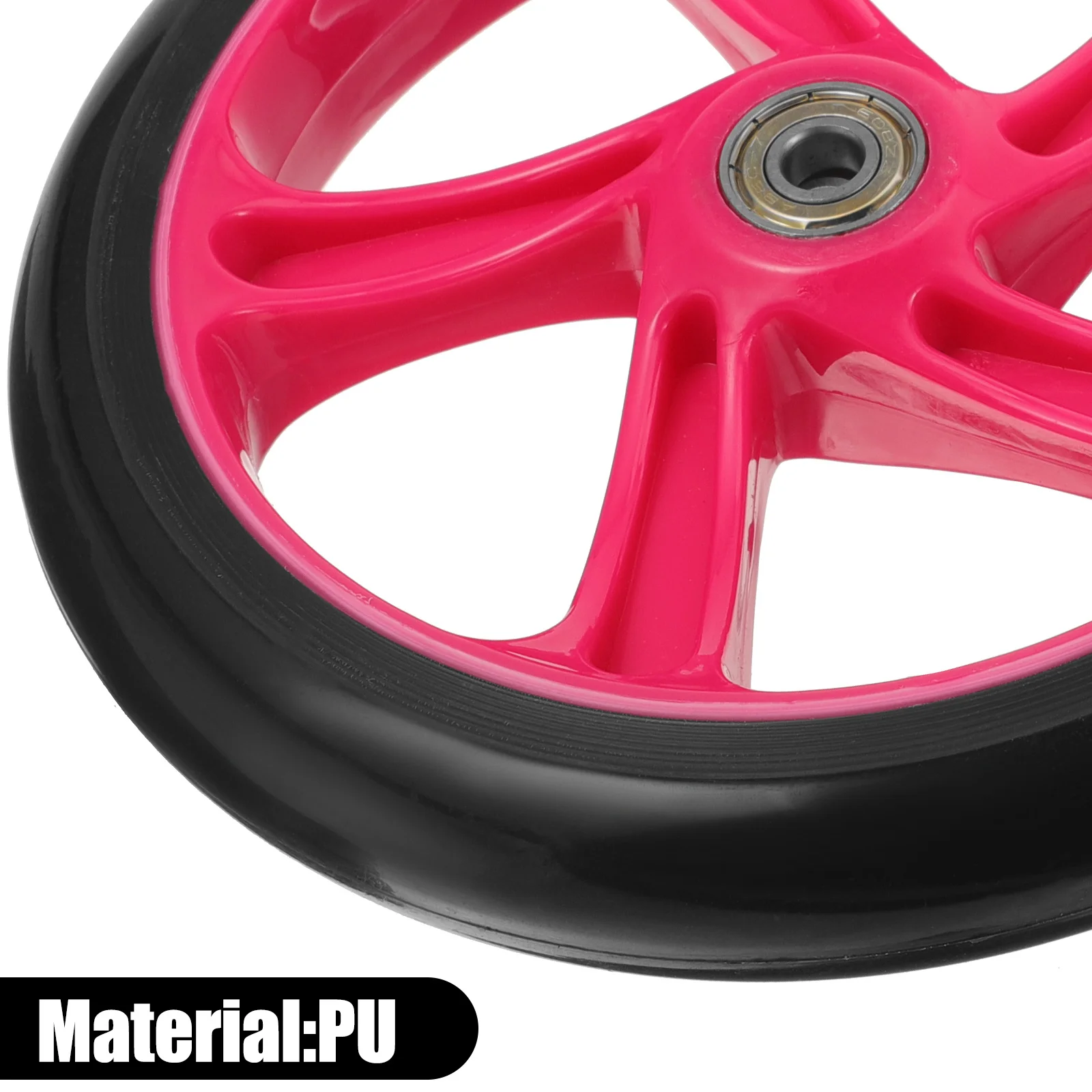 

High Elastic Shopping Cart Replacement Durable Pu Wear Resistant Universal Scooter Wheel For Kick Scooter Wheelchair Heavy