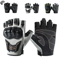 Motorcycle Gloves Cycling ebike Half Finger Non-slip Hard Shell Fall Prevention Wear-resistant  guantes moto Men Women Summer