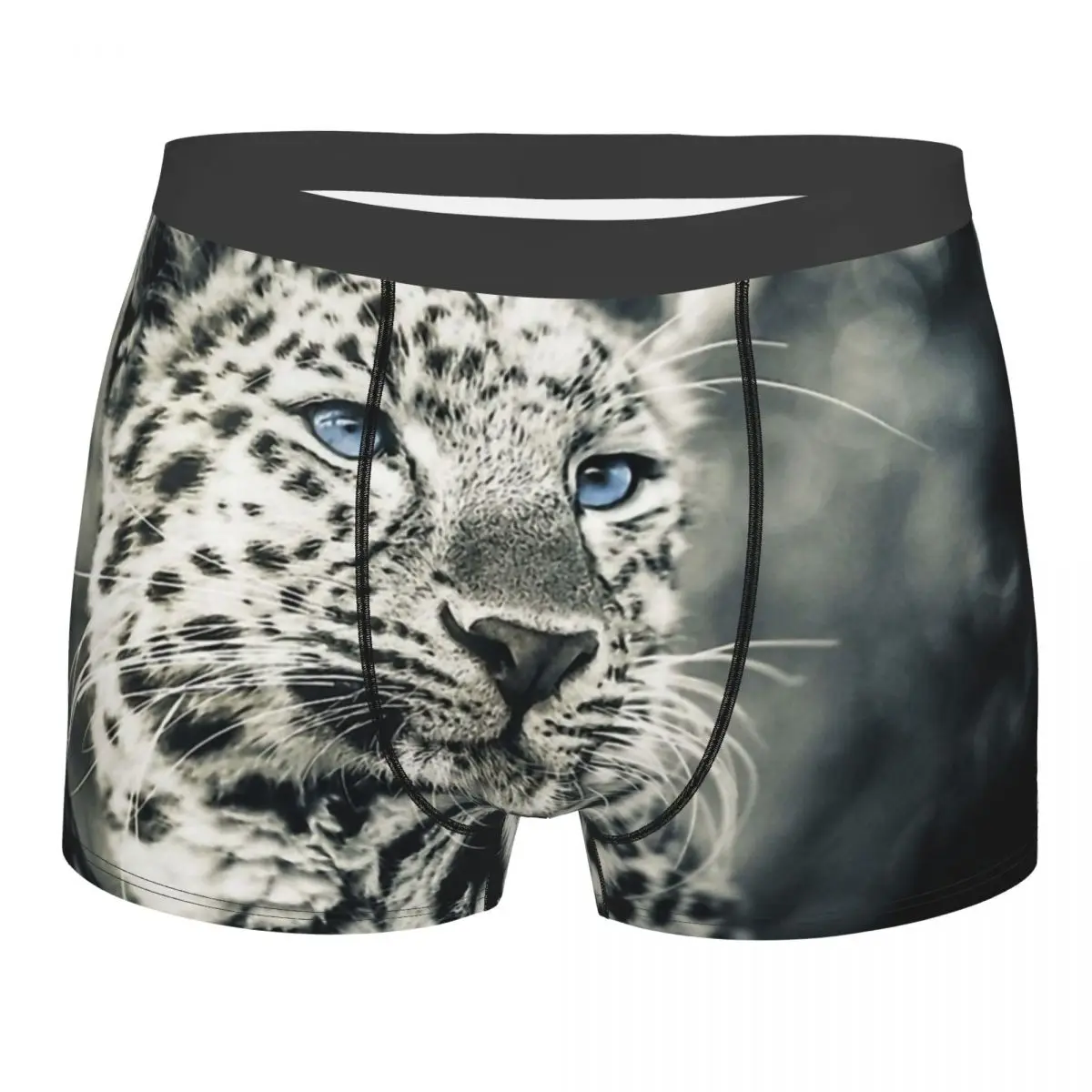 Love Panther Underpants Breathbale Panties Male Underwear Ventilate Shorts Boxer Briefs