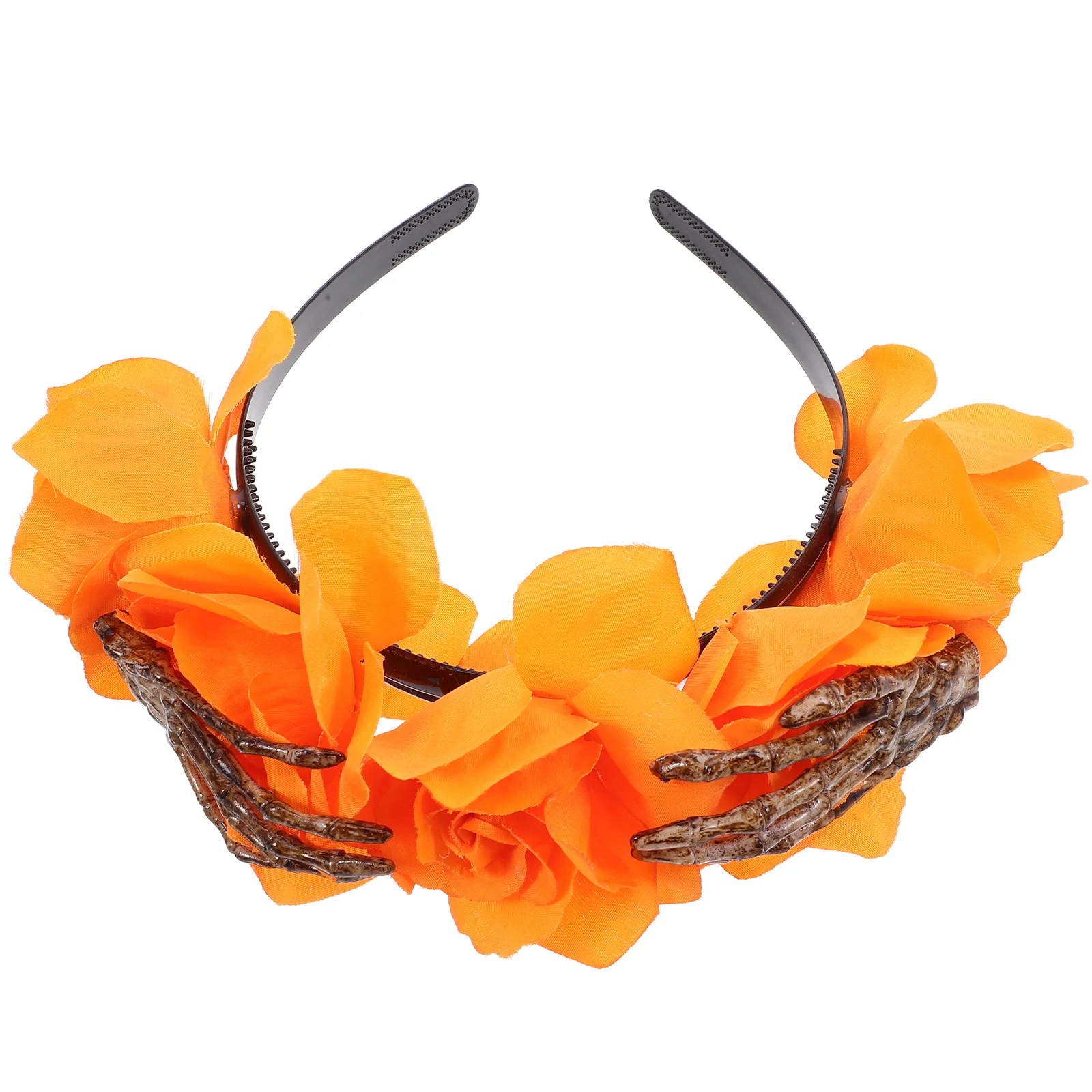 

Halloween Ghost Claw Artificial Rose Headband Party Accessory Cosplay Hair Hoops Halloween Headdress Style