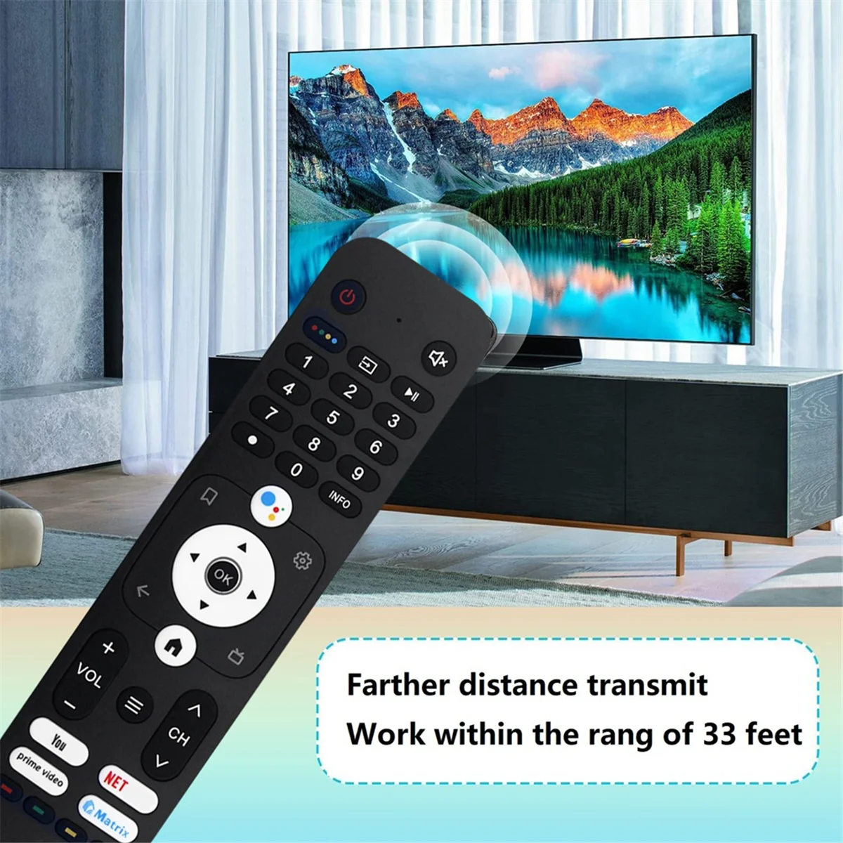 Mando a distancia de HTR-U31 para televisor inteligente, reemplazo de Control remoto por voz para Haier, H32K66UG, H43K66UG, H50K66UG, HTR-U28, LE40K6600G, H50S6UG, H55S6UG