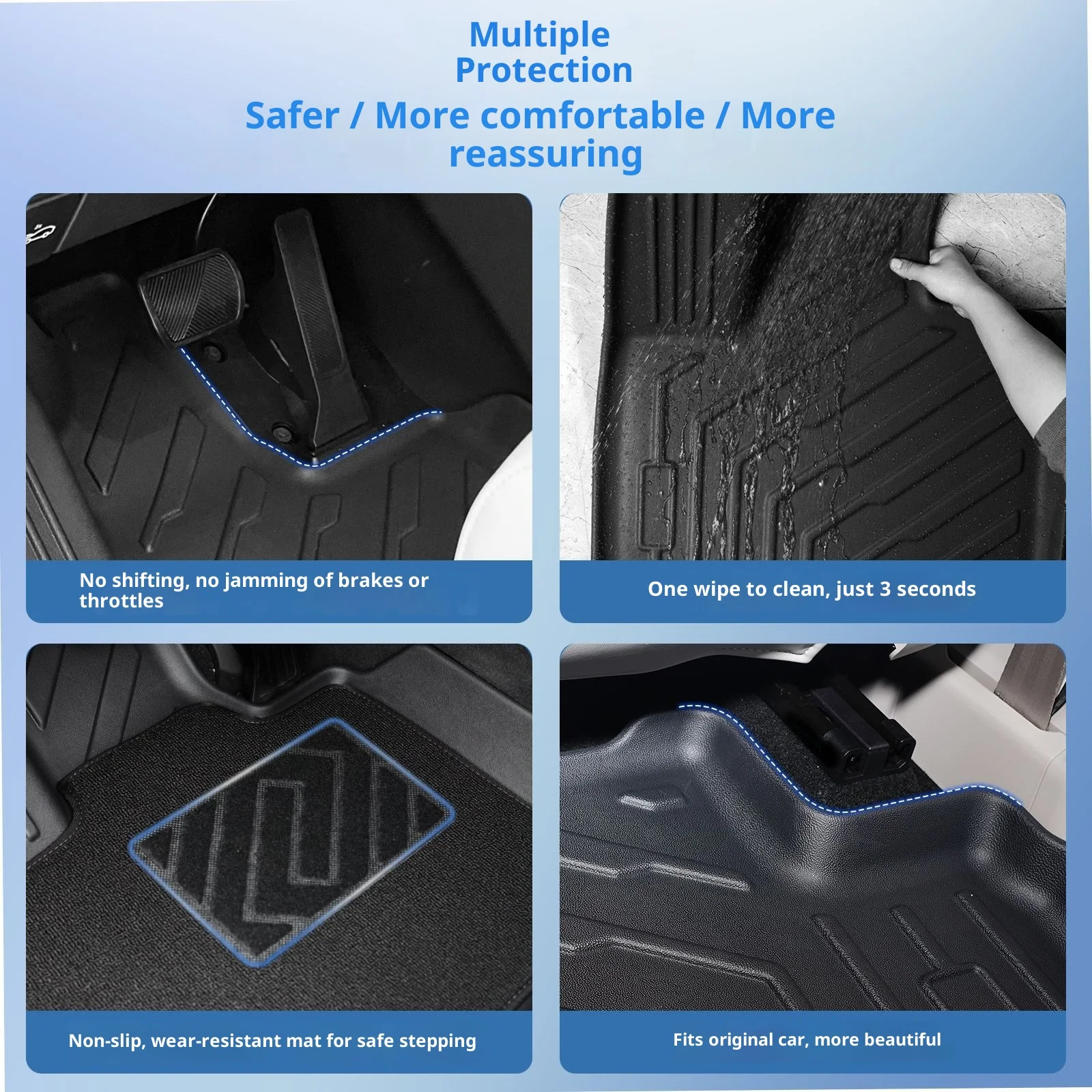 سجادات أرضية للسيارة وبطانات ص - مراجعة Car Floor Mat Rubber وسعره