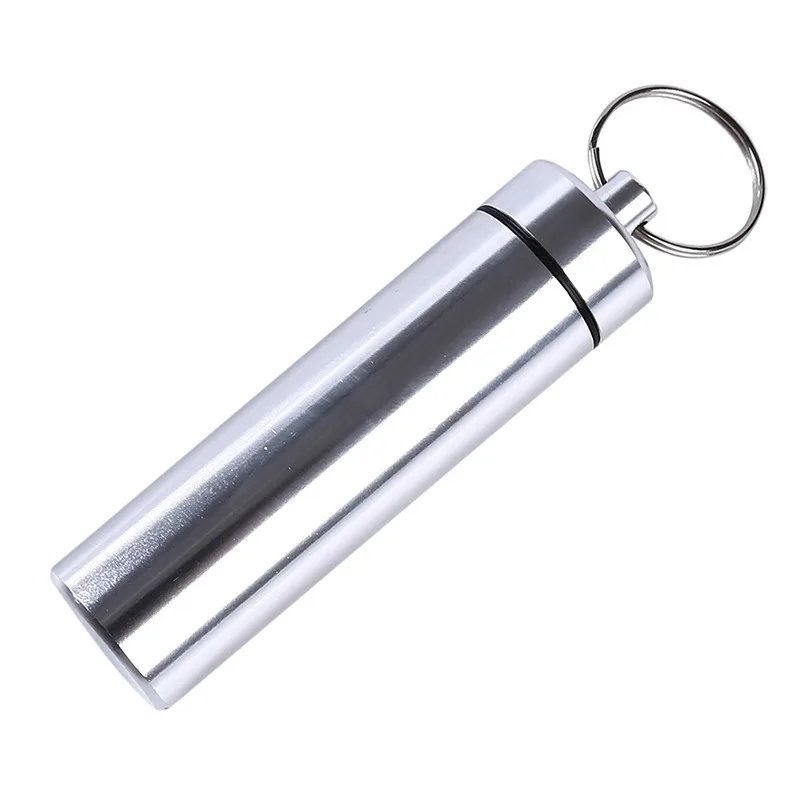 1 Piece Aluminum Alloy Portable Rustproof Stand For Toothpick Outdoor Household Travel Seal Storage Container Box Holder Case image 3