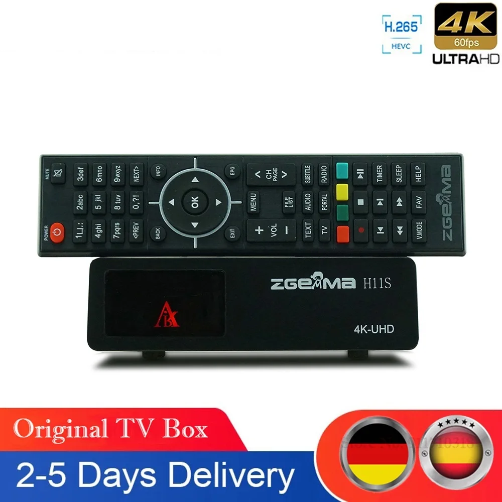 New New 1PC H11S 4K UHD 2160P Satellite Receiver with DVB-S2X Linux System IPTV box HDMI 2.0 USB2.0 Satellite digital TV BOX