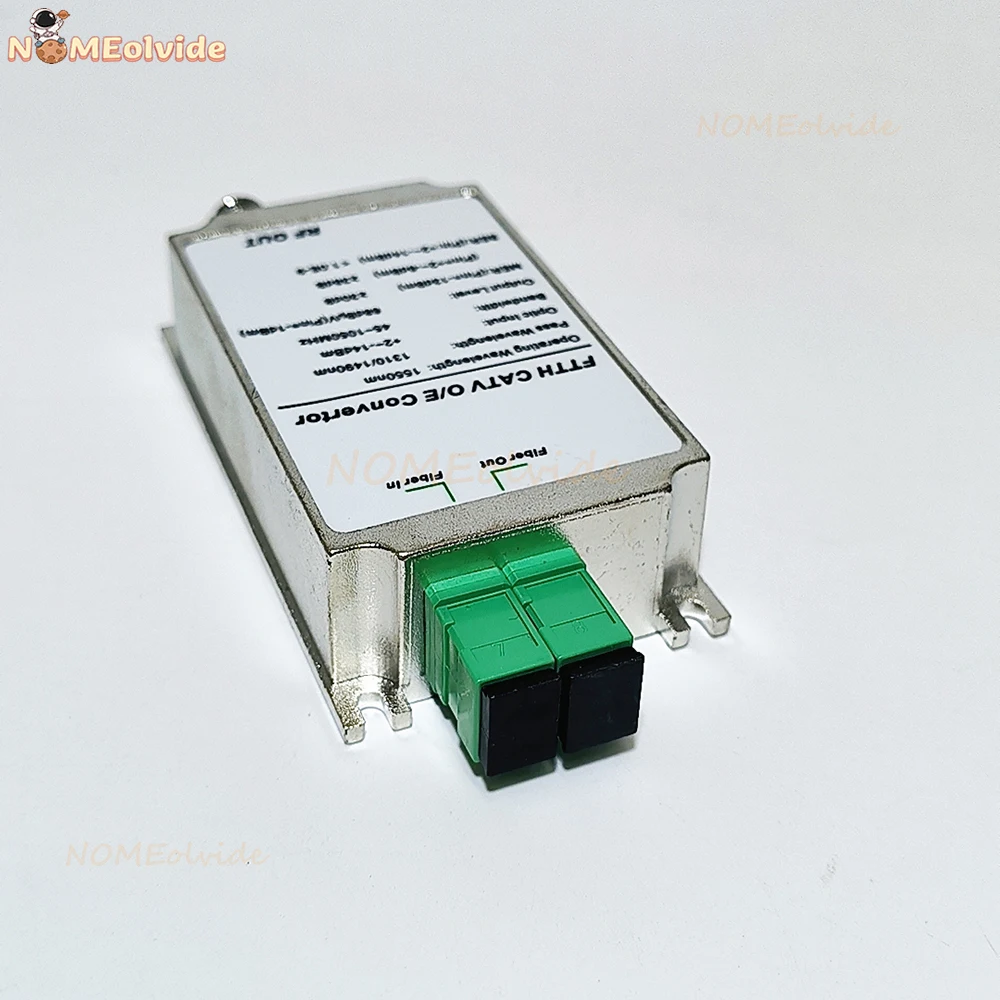 Mini CATV FTTH Receiver Fiber Optical WDM Node RF Converter Triplexer Minimode Indoor AGC 1310nm/1490nm/1550nm Without power