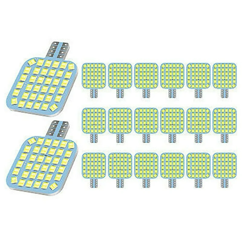 

20X Super Bright T10/921/194 6000K White 36 LED RV Trailer Interior Light Bulbs