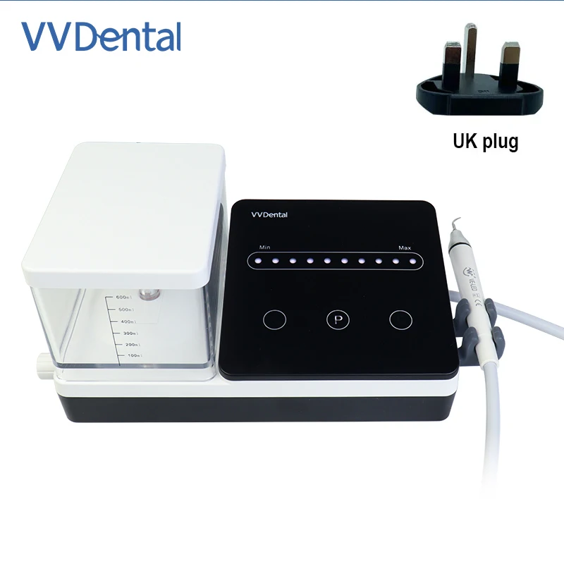Vvdental Ultrasone Scaler Met Led Licht Handstuk En 10 Stuks Tips Tanden Reinigingsapparatuur Voor Het Schalen Van Parodontics Endodontische
