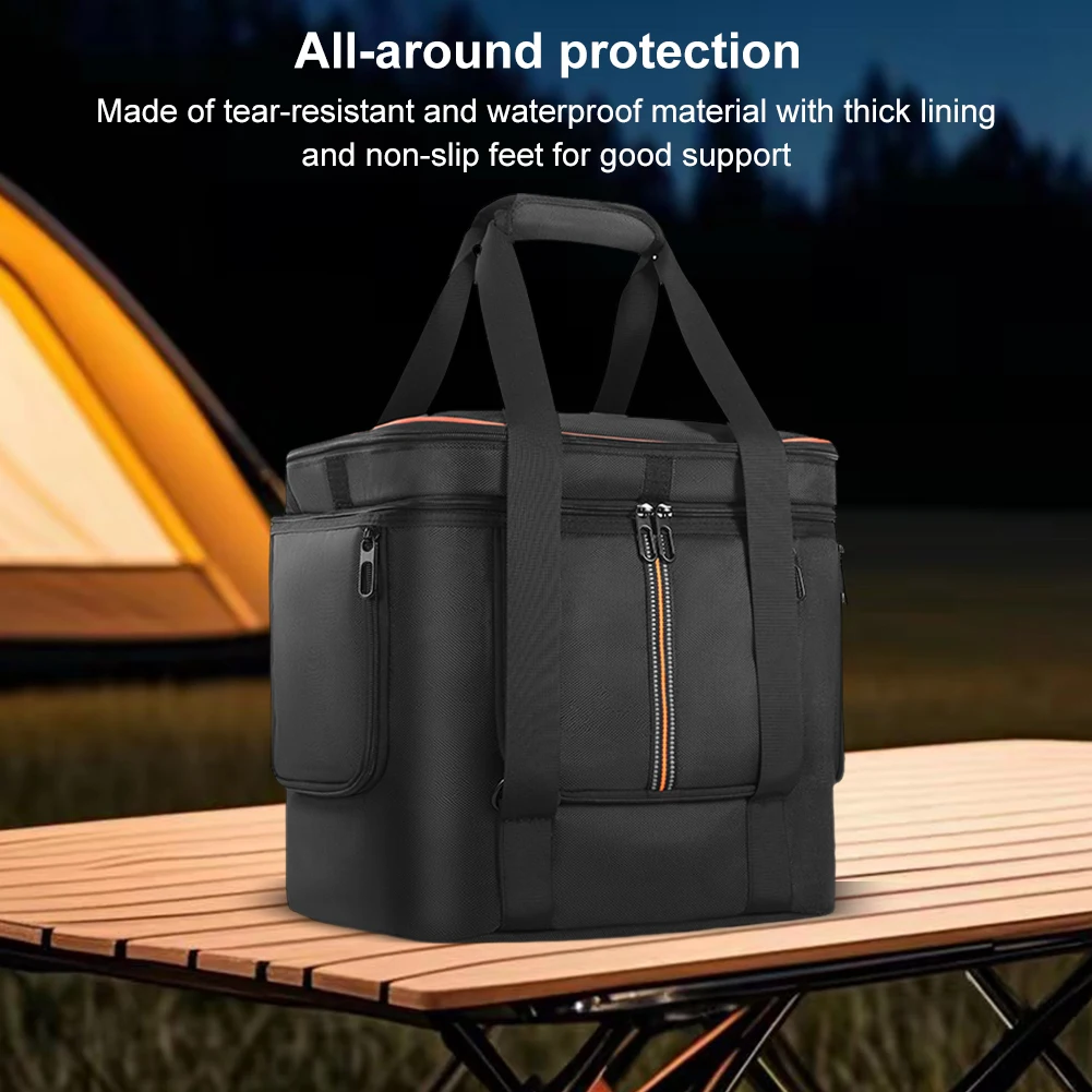 Carrying Case for Jackery Explorer 2000 V2 700 Plus/2000 V2 Case Storage Case Waterproof Anti-drop with Shoulder Strap & Handle