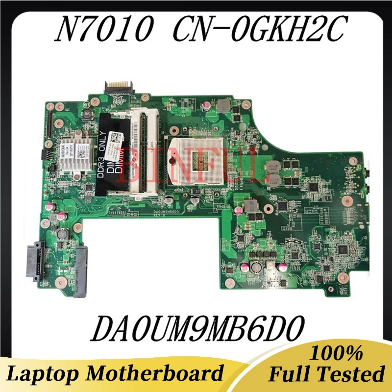 CN-0GKH2C 0GKH2C GKH2C จัดส่งฟรีคุณภาพสูง Mainboard สำหรับ Dell N7010แล็ปท็อป DA0UM9MB6D0 HM57 DDR3 100% ทดสอบ