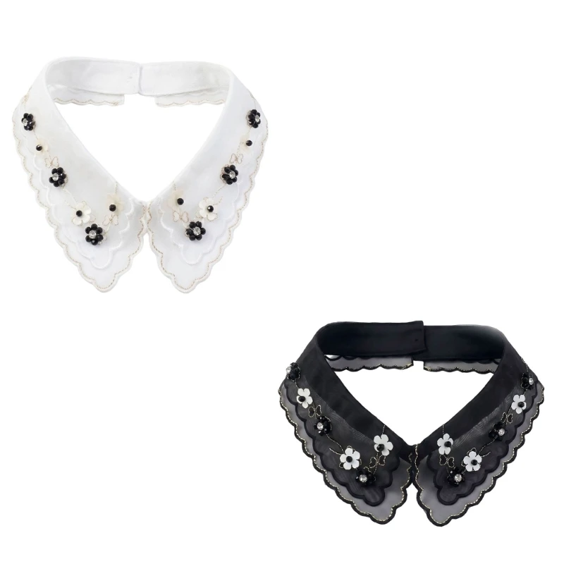 x7xb-colletto-pieghevole-in-organza-con-ricamo-smerlato-in-tonalita-metallizzata-dettaglio-floreale-staccabile-per-scollature