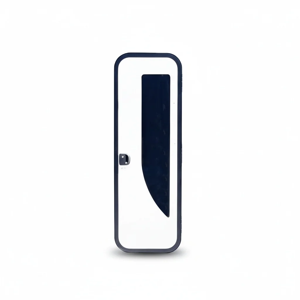 

RV Entry Door with Metal Fly Screen, Aluminum Sandwich Panel Caravan Exterior Door for RV, Camper, Motorhome, 30mm-80mm Wall