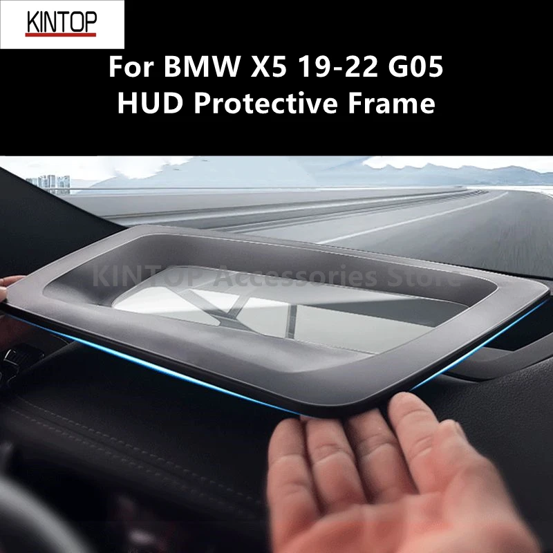 

For BMW X5 19-22 G05 HUD Protective Frame,Instrument Panel Interior Decoration Automotive Accessories Refit