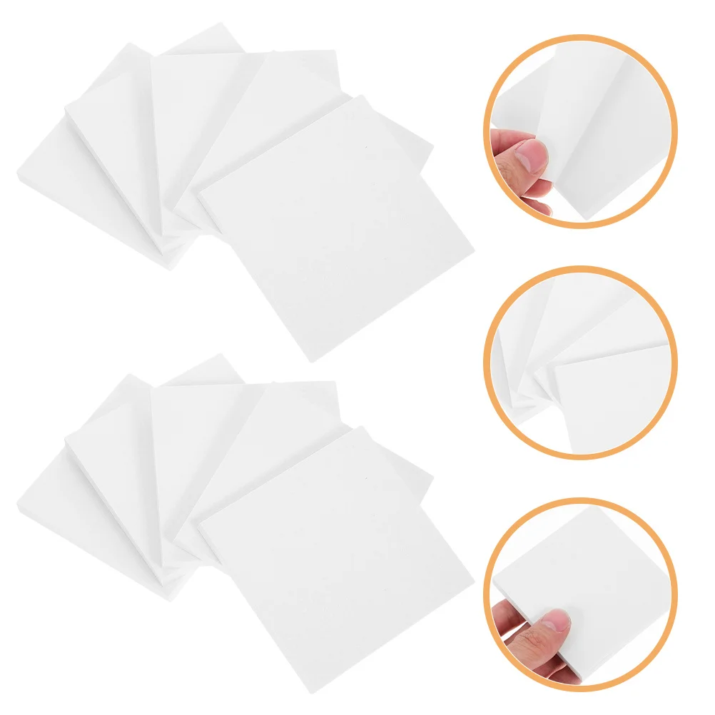 

10 Pads Tearable Notepads Adhesive Blank Student Memo Pads Note Taking School Office Supplies Notepads Office Supplies