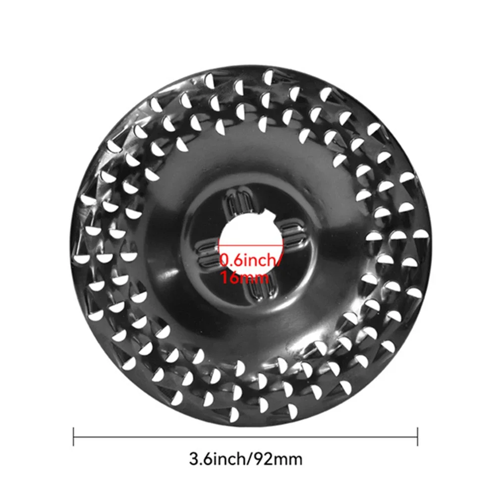 Disco per smerigliatrice da 92mm/125mm disco per molatura del legno dischi abrasivi per smerigliatrici angolari per la lavorazione della plastica del legno sbavatura rifilatura