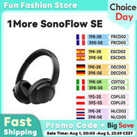 1More SonoFlow SE Wireless Headphones Bluetooth Headset with Active Noise Cancelling 70H Battery Life EQ Presets Over-Ear