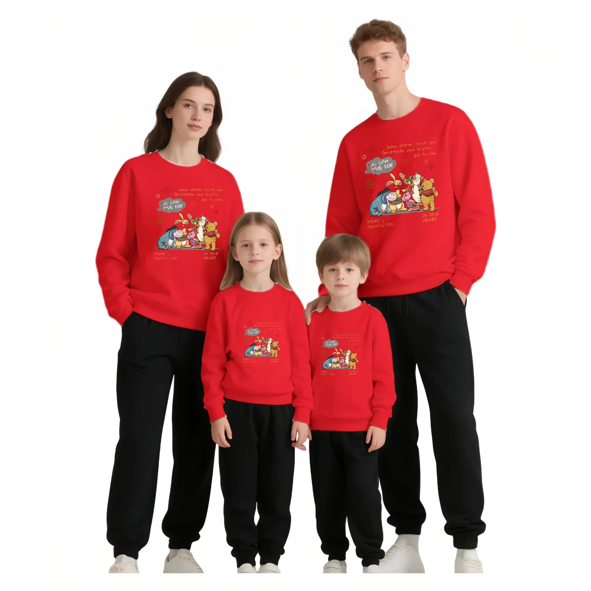 

Family Matching Clothes Winter Autumn Sweater Father Son Mother Daughter Long-sleeved Shirt Christmas Clothes Mom Dad Kids