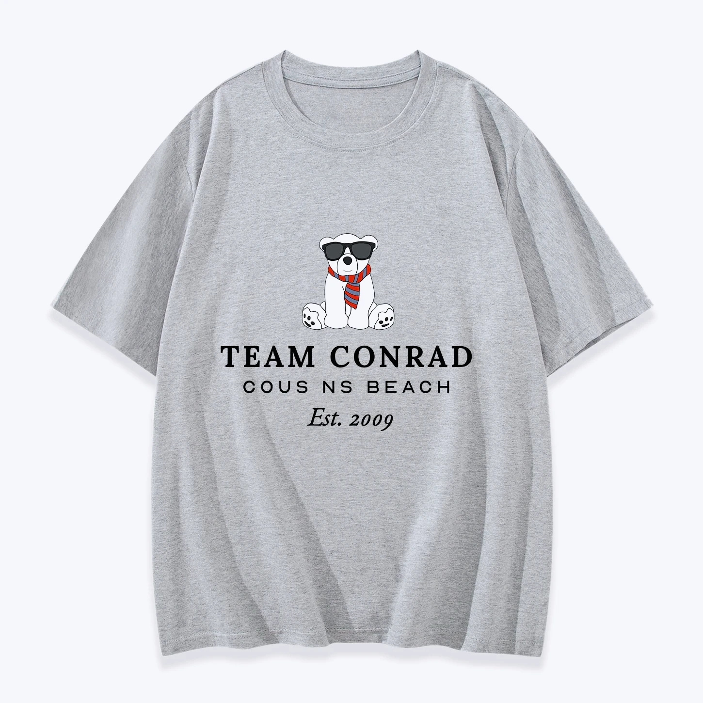 Equipe de moda conrad camiseta o verão eu virou camisa bonita personalizada cuscins praia camisa das mulheres dos homens manga curta streetwear topos