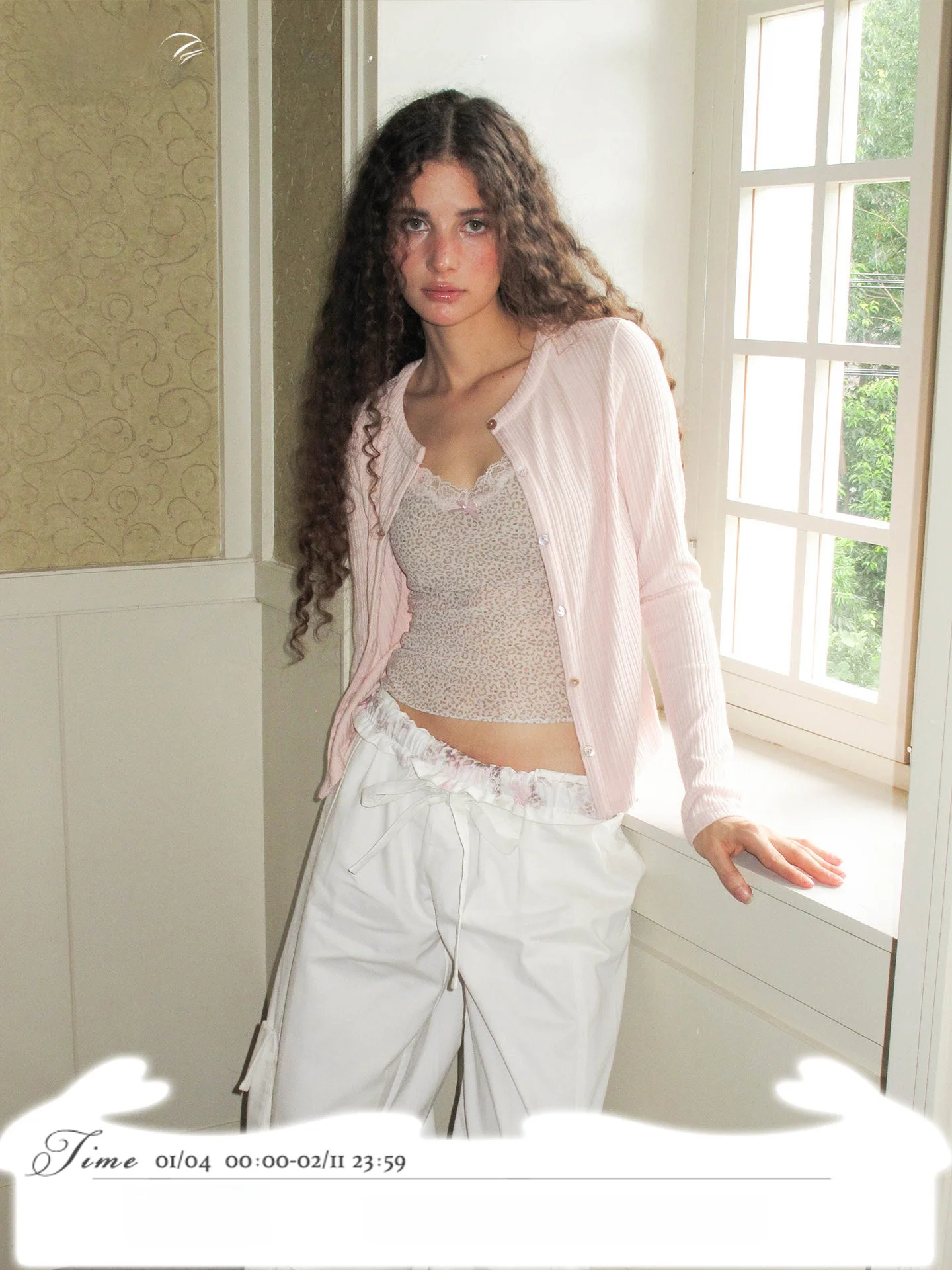 

Женский универсальный вязаный кардиган MineBeThyVers с кружевными вставками и длинными рукавами, имитация двухслойного дизайна, повседневный стиль