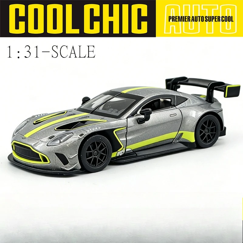CCA Simulatie 1/31 Aston Vantage GT3 Legering Model Auto Simulatie Sportwagen Speelgoed Kinderen Verjaardagscadeau Collectie Miniatuur