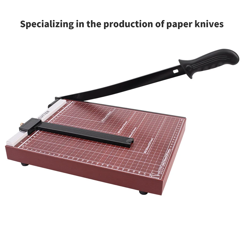 A4 Paper Guillotine Cutter Trimmer Home Office School Paper Photo Aluminum Copper PVC Cut Tools Professional Cutting Machine