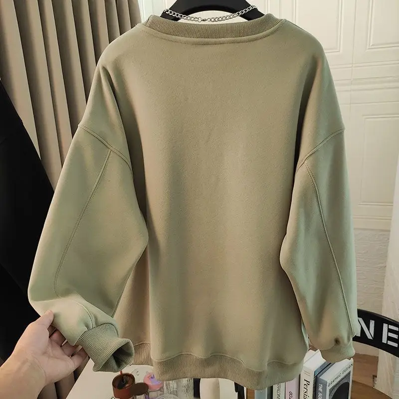 Plus Größe 5XL 150KG Winter Frauen Fleece T Shirt O Hals Langarm Hearted Gedruckt T Shirt Casual Tops t Harajuku Tops Tees