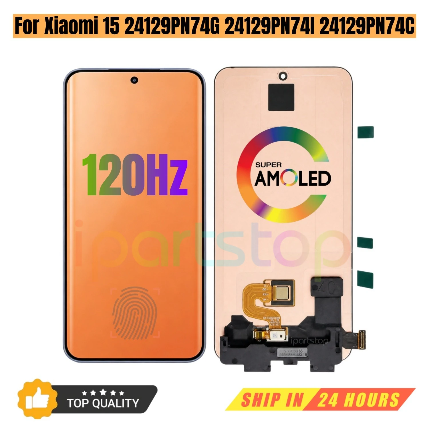 iparts-replacement-display-for-xiaomi-15-24129pn74g-24129pn74i-24129pn74c-120hz-amoled-touch-screen-with-fingerprint-sensor-oem
