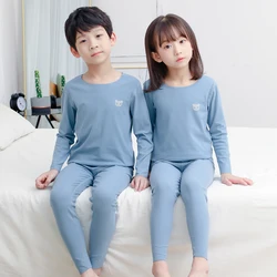 Children S Thermal Underwear Boys Autumn Clothes And Trousers Suit Girl Undershirt