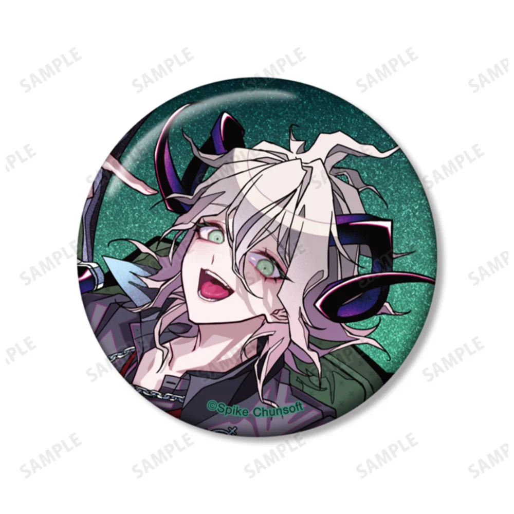 Anime Danganronpa Angel & Devil 2026 New Style Nagito Komaeda Kokichi Ouma Badge Cosplay Acrylic Keychain Backpack Decoration
