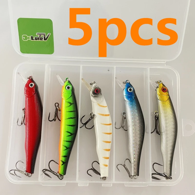 

LURETV Japan Original Suspension Pull Stop Minotaur Perch Lure 5pcs