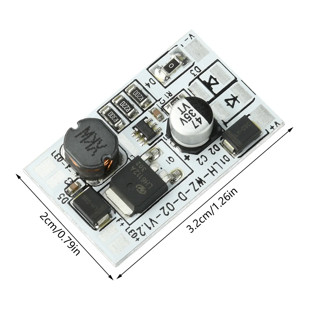 DC9-18V Input Car LED Light Driver 9V3A Constant Current Output Fit Car Power Fluctuation Easy Installation Single/Dual Lamp