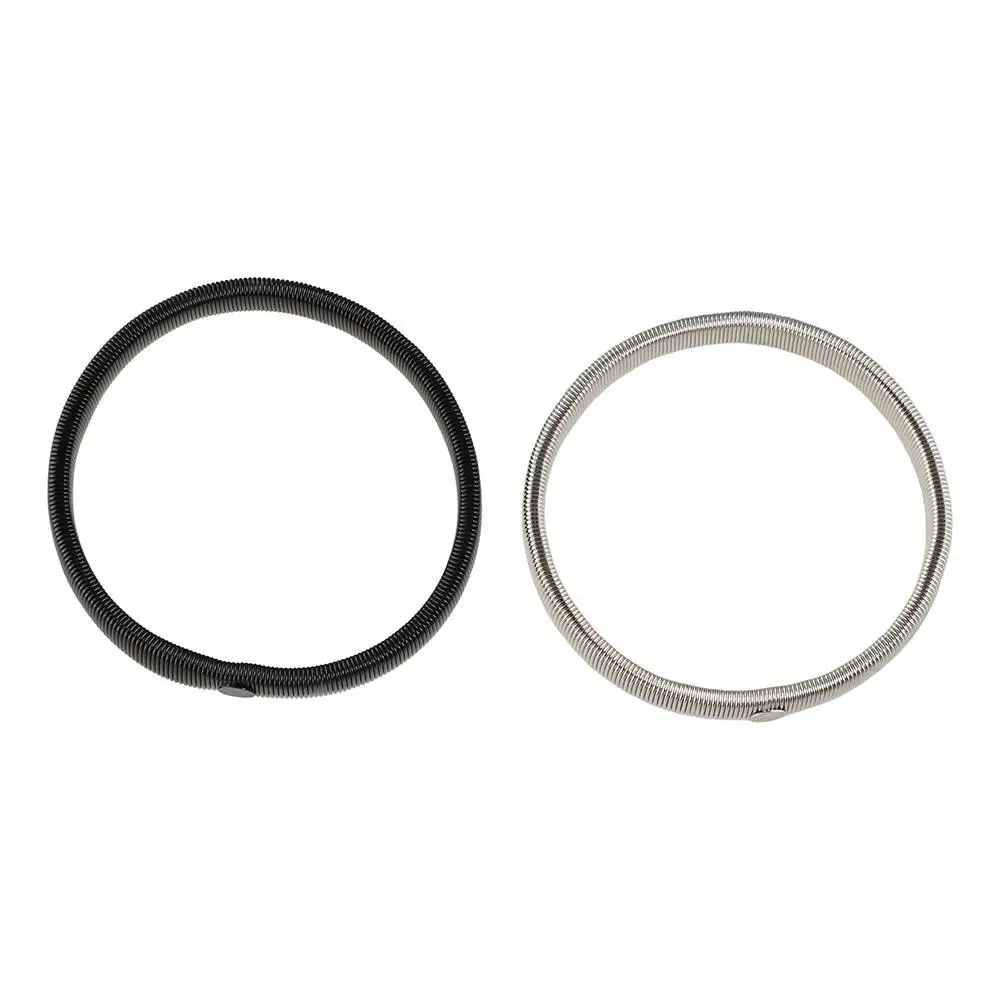 Shirt Sleeve Holder Stretchy Sleeve Garter Spring Loop Metal Sleeve Non-Slip Cuff Ring Arm Band Adjustable