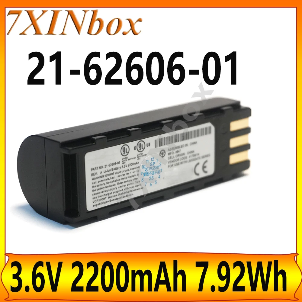 

7XINbox NEW 21-62606-01 3.6V 2200mAh 7.92Wh Rechargeable Lithium Battery For Symbol LS3478 LS3578 DS3478 DS3578 Scanner
