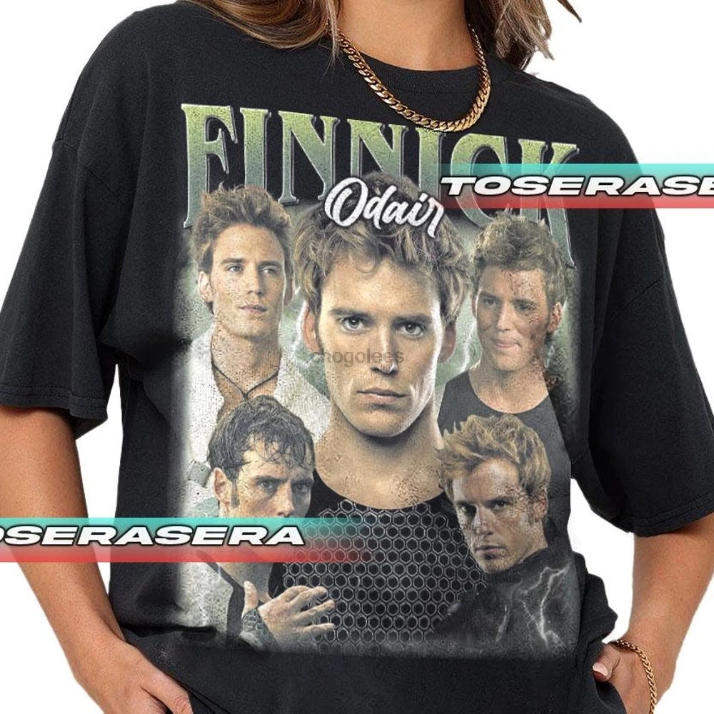 Vintage Finnick Odair T-Shirt Hunger Games Tee Unisex Softstyle Shirt Distressed Graphic Tee Retro Katniss Everdeen Top