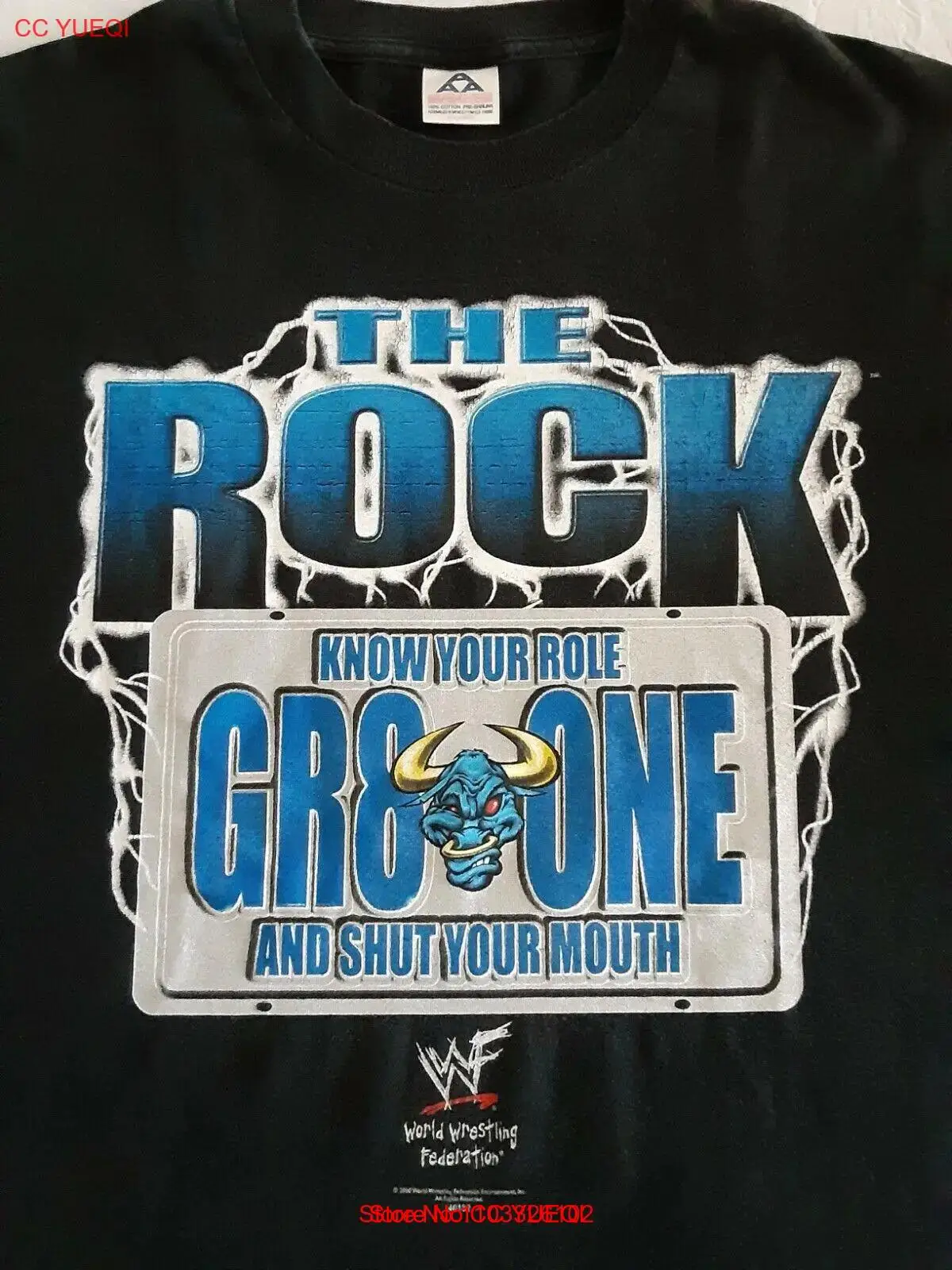 ФУТБОЛКА SMACK DOWN времен Второй мировой войны: ROCK GR8 ЗНАЯ ВАШАЯ РАЛЬНАЯ ФУТБОЛКА XL