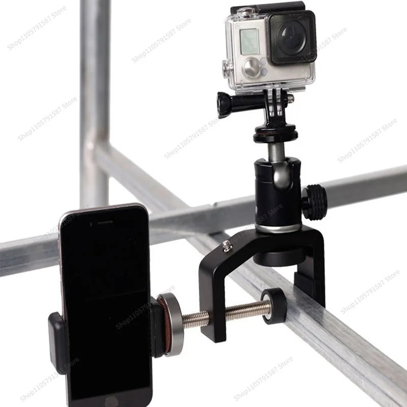 For Metal Strong Clip C Clip Photography Stable Fixed Railing, Desktop Sports Micro-single Camera Mobile Phone Outdoor Shooting