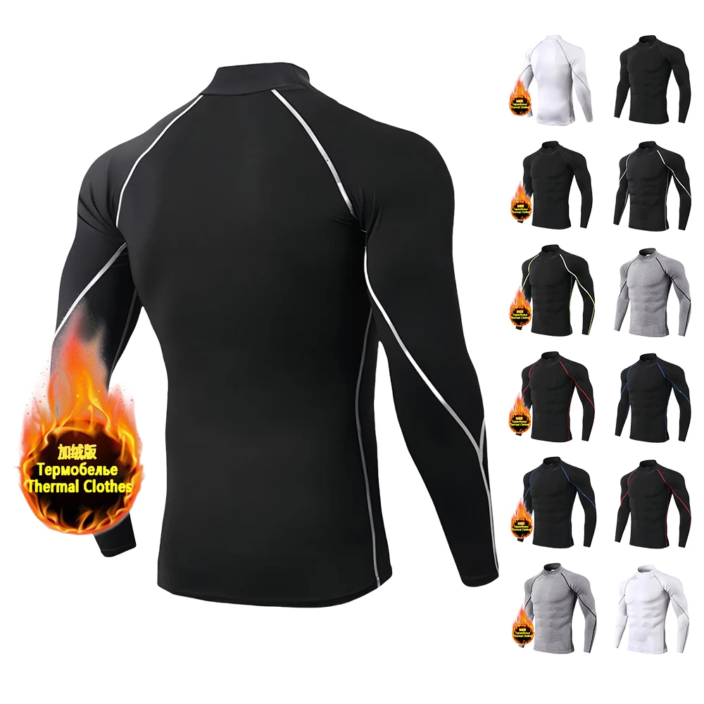 Winter Man Cycling Clothing Warm Clothing Cycling Casual Wear Mountain Climbing Sportswear Compression Gym Sport Blouses Warm