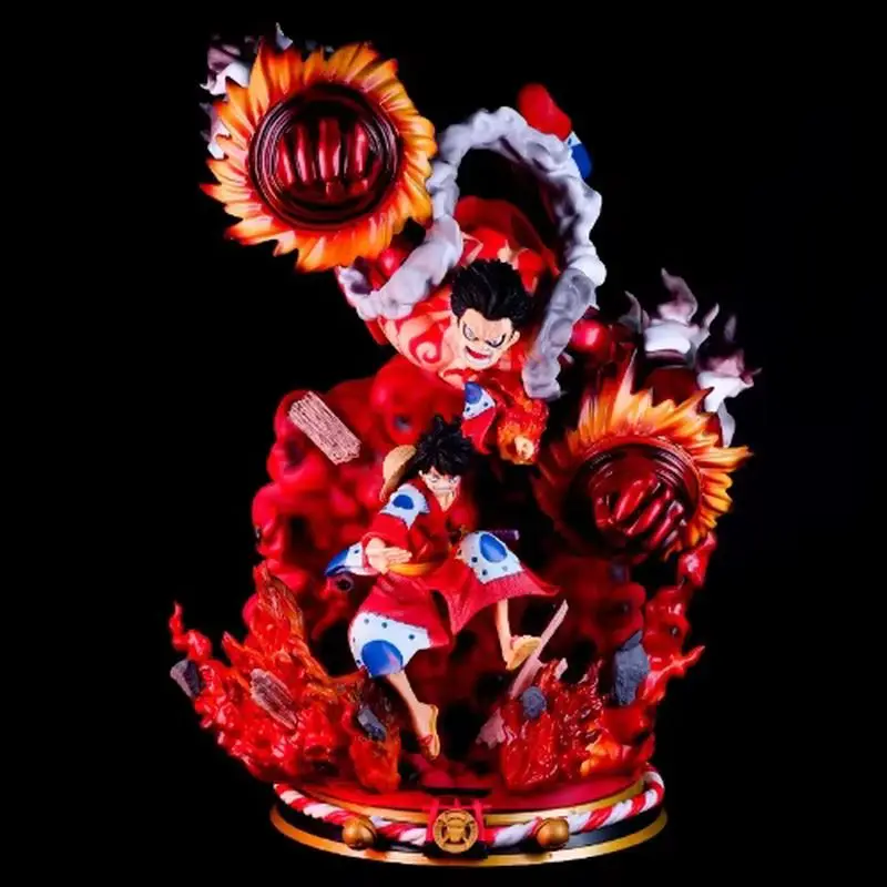 Canon d'artillerie Great Ape King Luffy Crow, une pièce, 43cm, figurine de dessin animé, modèle d'action, Collection de statues pour décoration de bureau