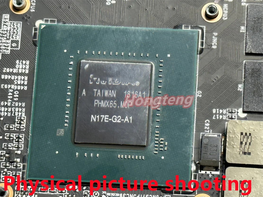 Imagem -04 - Placa-mãe Portátil para Msi Ms16p51 Ver 1.0 Ms-16p5 Ge63 Ge73 Gl63 Gp63 Gp73 I78750h e Gtx1060m Teste ok