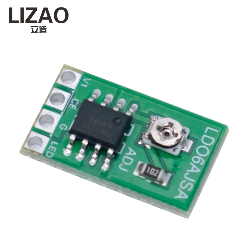 LIZAO LD06AJSA/B 30-1500mA LED Constant Current Driver PWM Control DC 3.3V 3.7V 4.2V 5V Buck Board