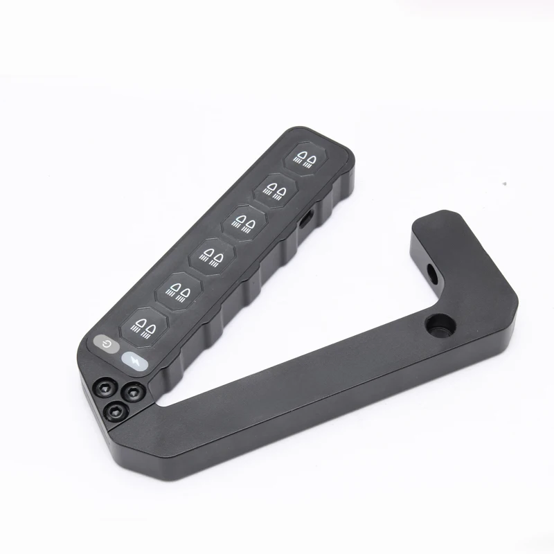 Car A-pillar 6 Gang Handle Switch Wireless Remote Control LED Spotlight Integrated Switch Panel for Jeep Wrangler JK 2007-2018