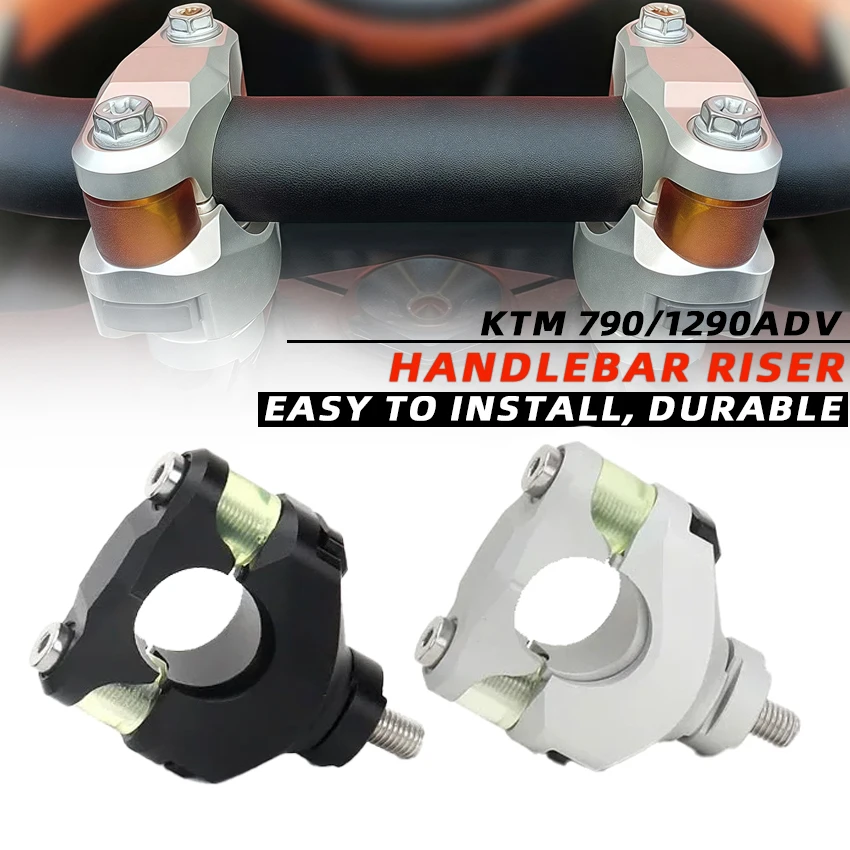 

28mm Handlebar Risers Mounting Bar Adjustable Progressive Handlebar Damping For KTM 690/ 790/1190/1290ADV heightened